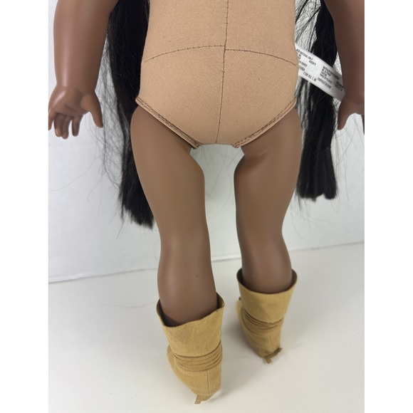American Girl Kaya Doll Brown Eyes Brown Straight Hair 18" Medium Native 2017 - Picture 12 of 13